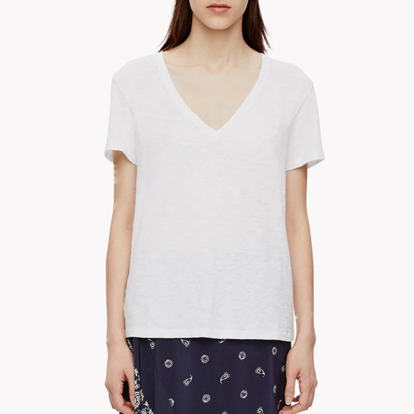 Theory Tops - Theory Dayne B Short Sleeve V-neck Tee, Large, new